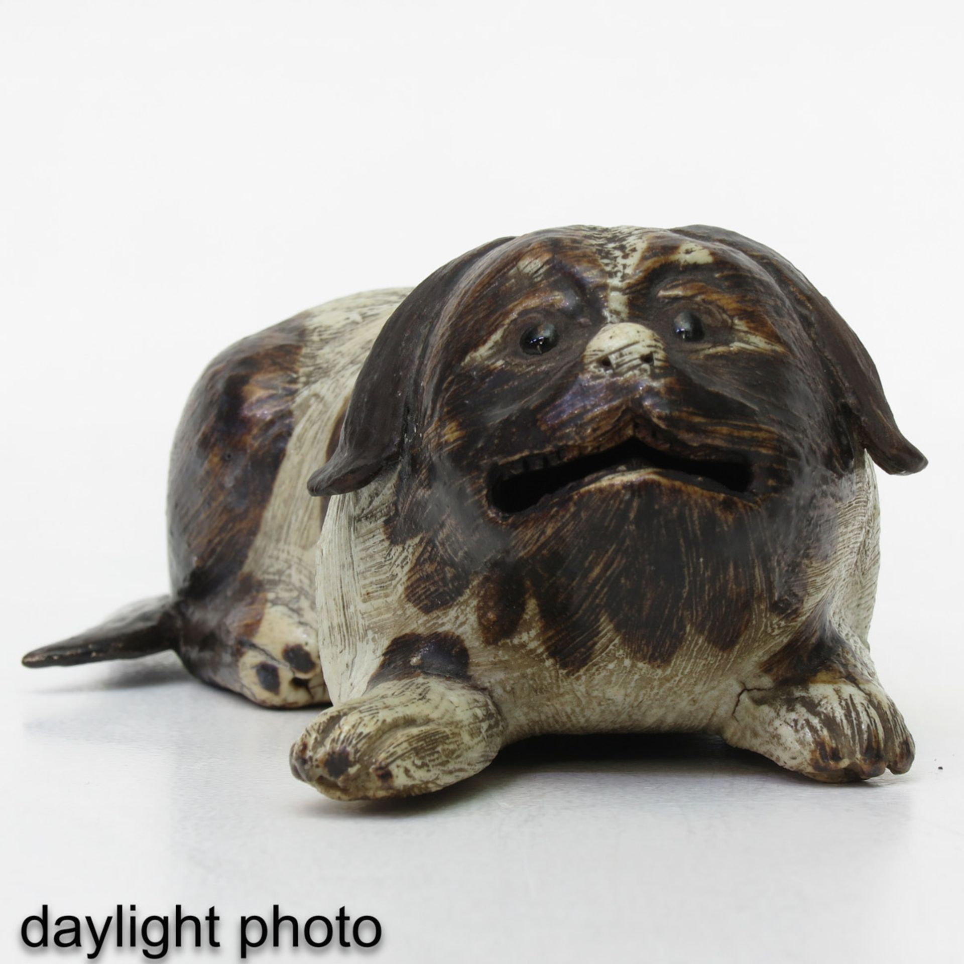A Pair of Chinese Pug Sculptures - Image 10 of 10
