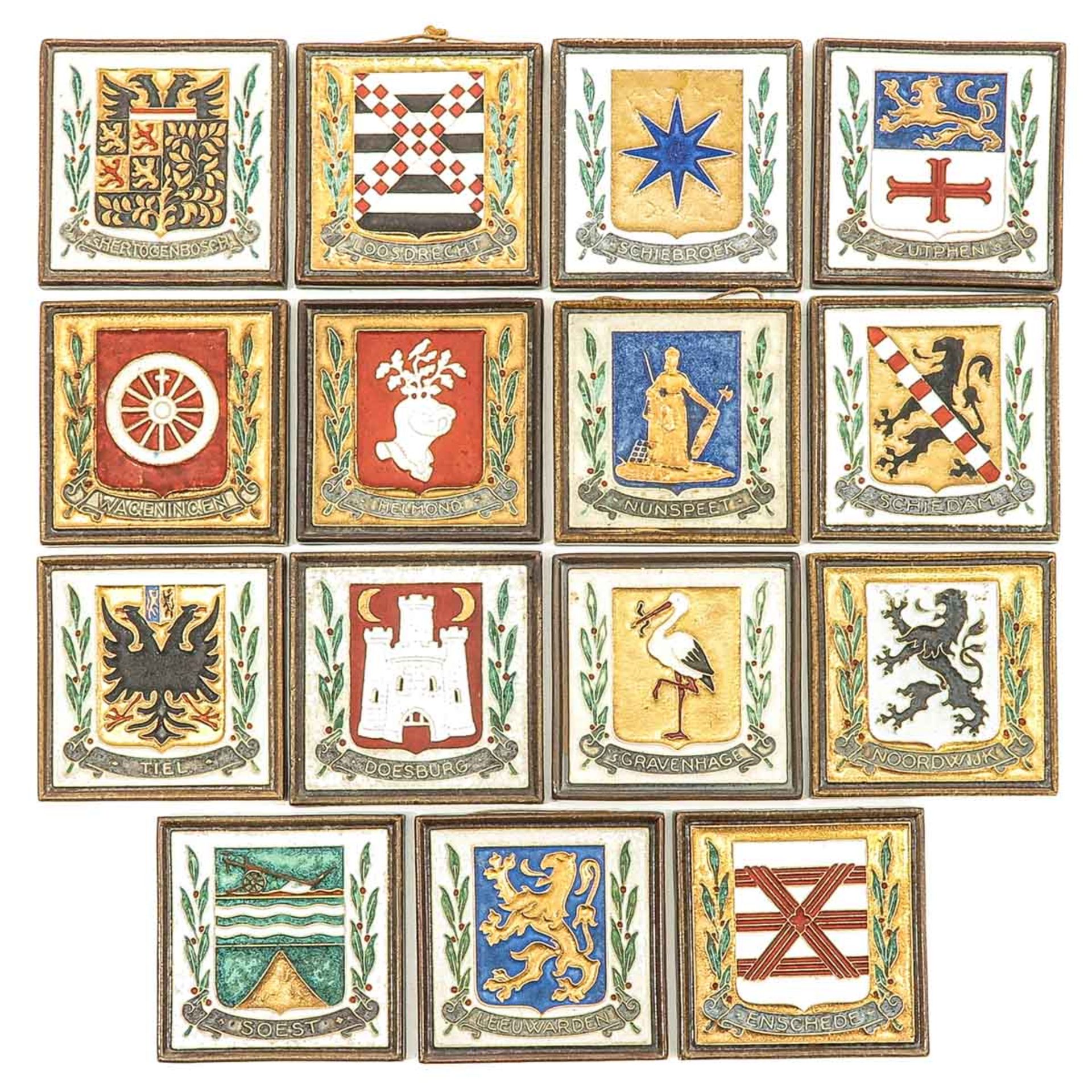 A Collection of 15 Tiles