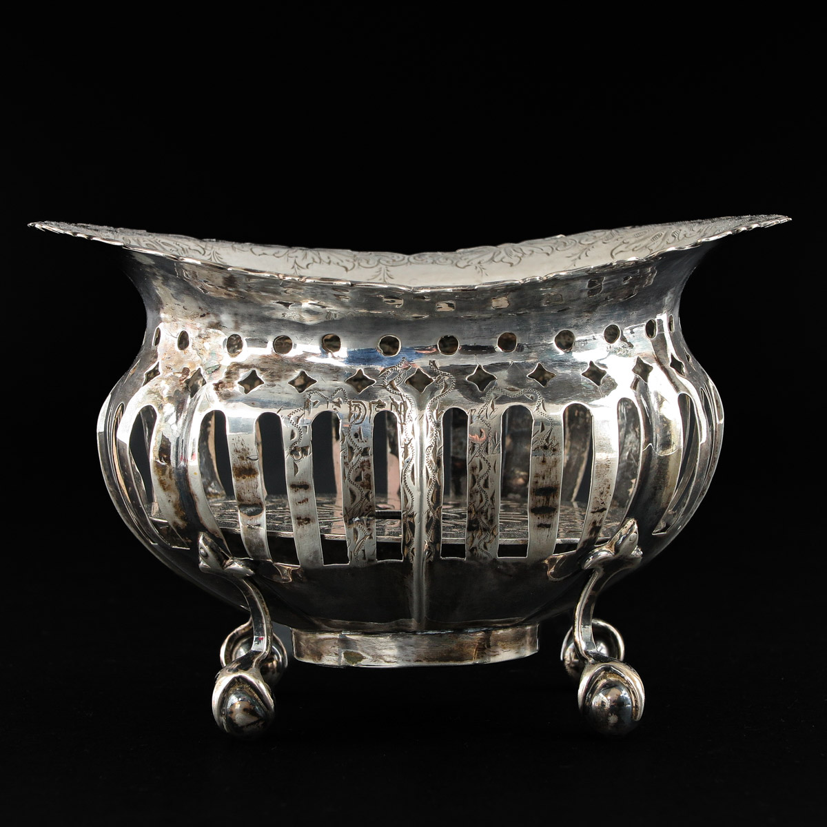 A 19th Century Dutch Silver Comfort - Image 3 of 9