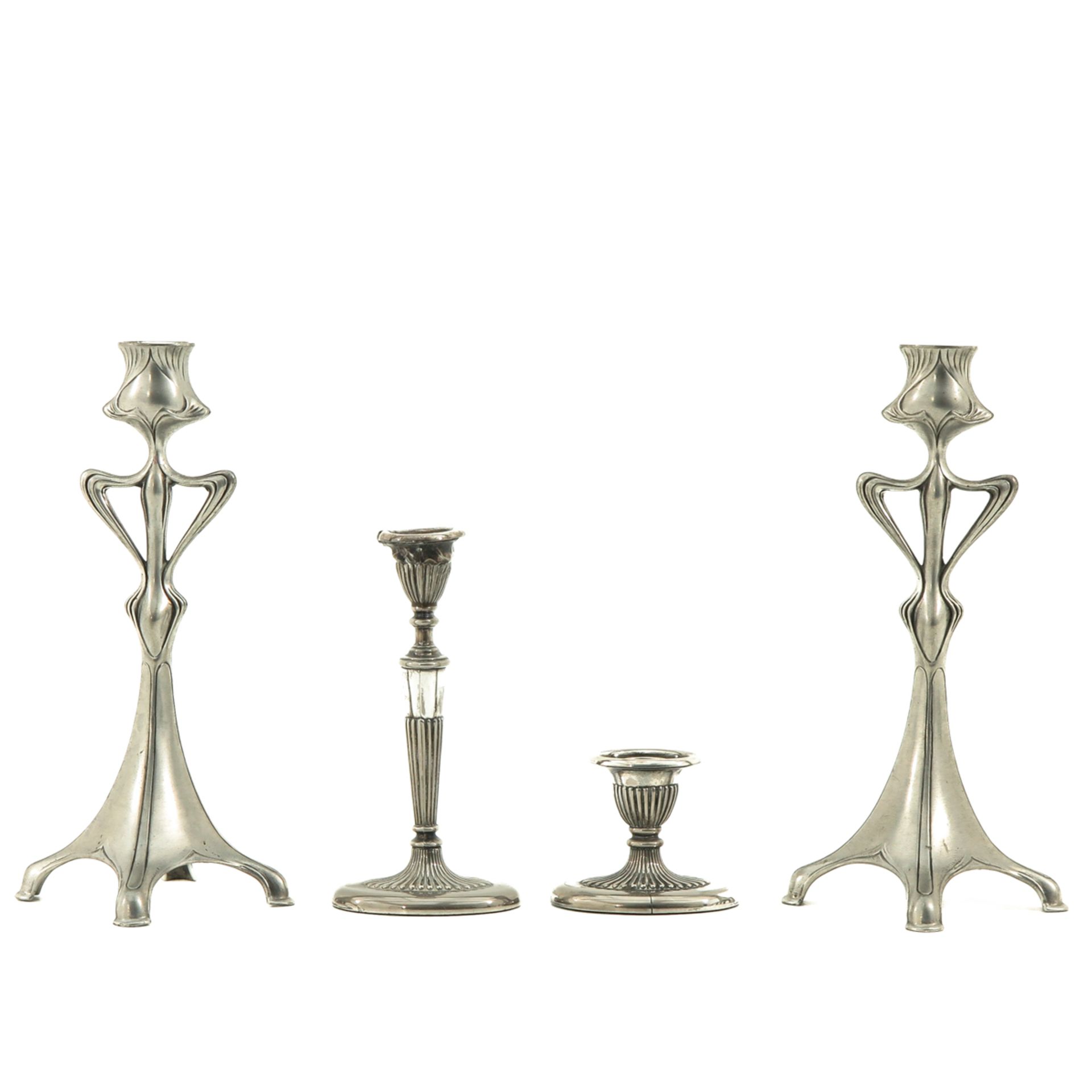 A Lot of 4 Candlesticks - Image 3 of 10