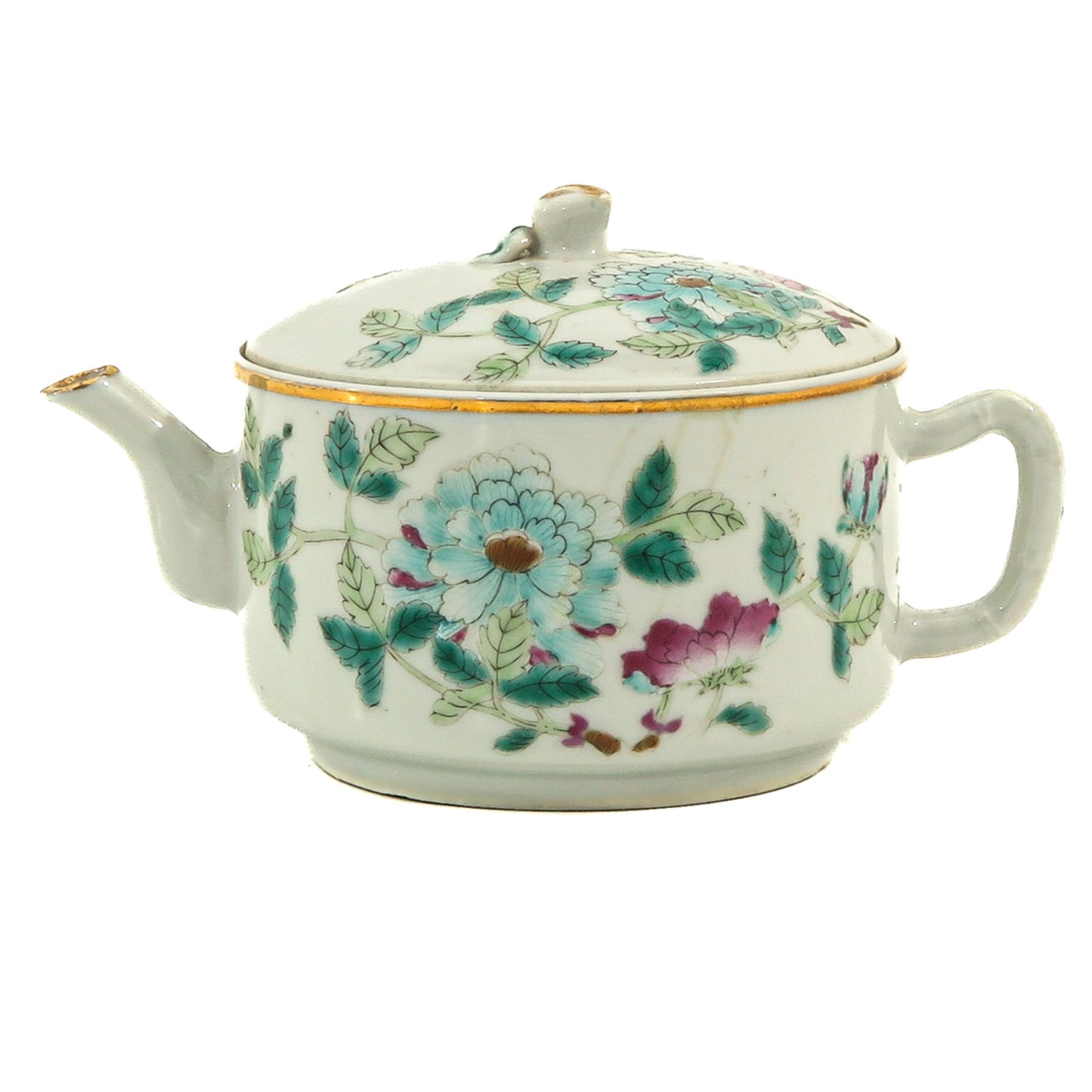 A Famille Rose Teapot