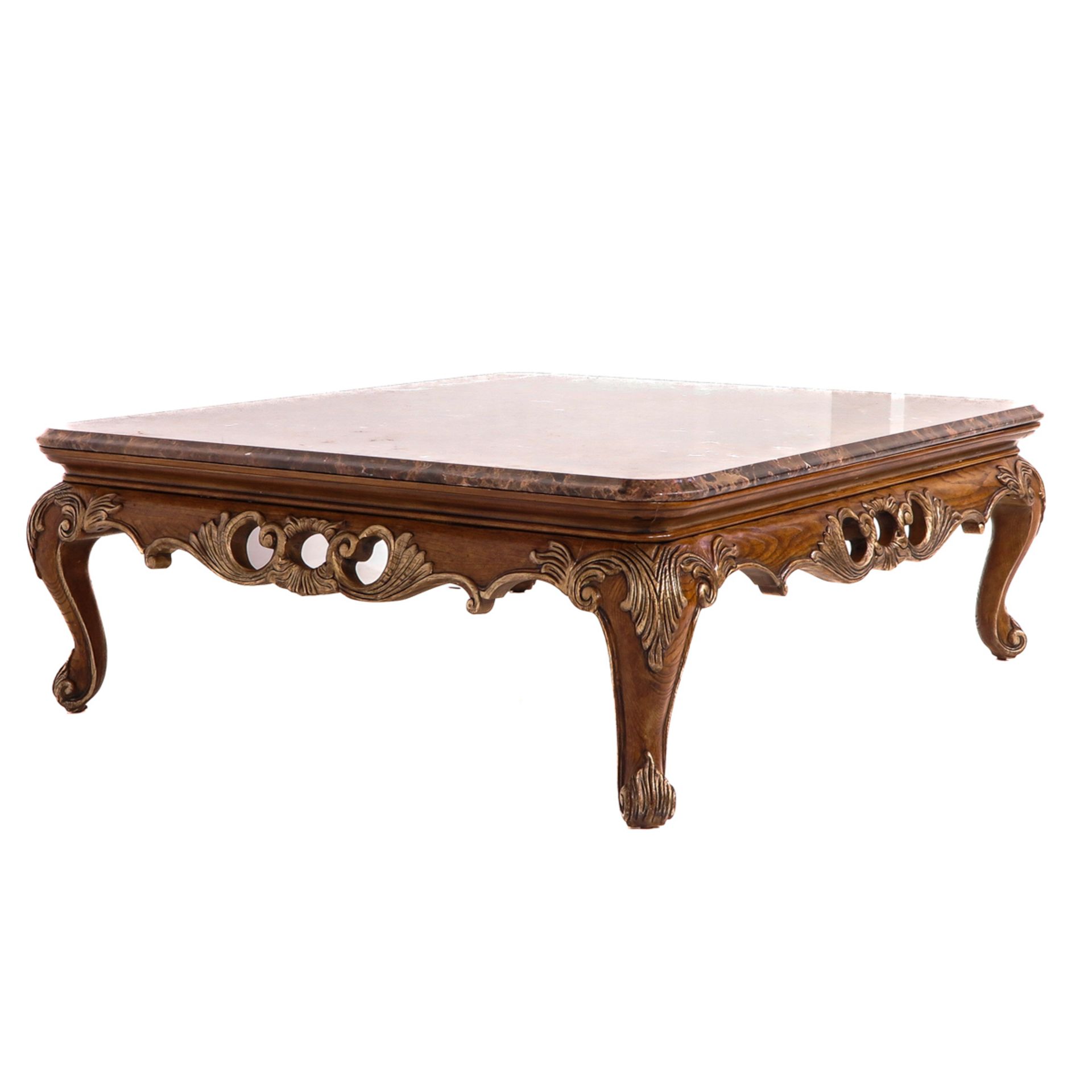 A Marble Top Coffee table - Image 2 of 8