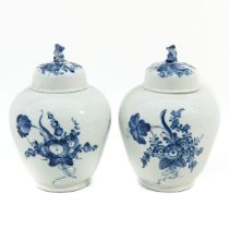 A Pair of Jars with Covers
