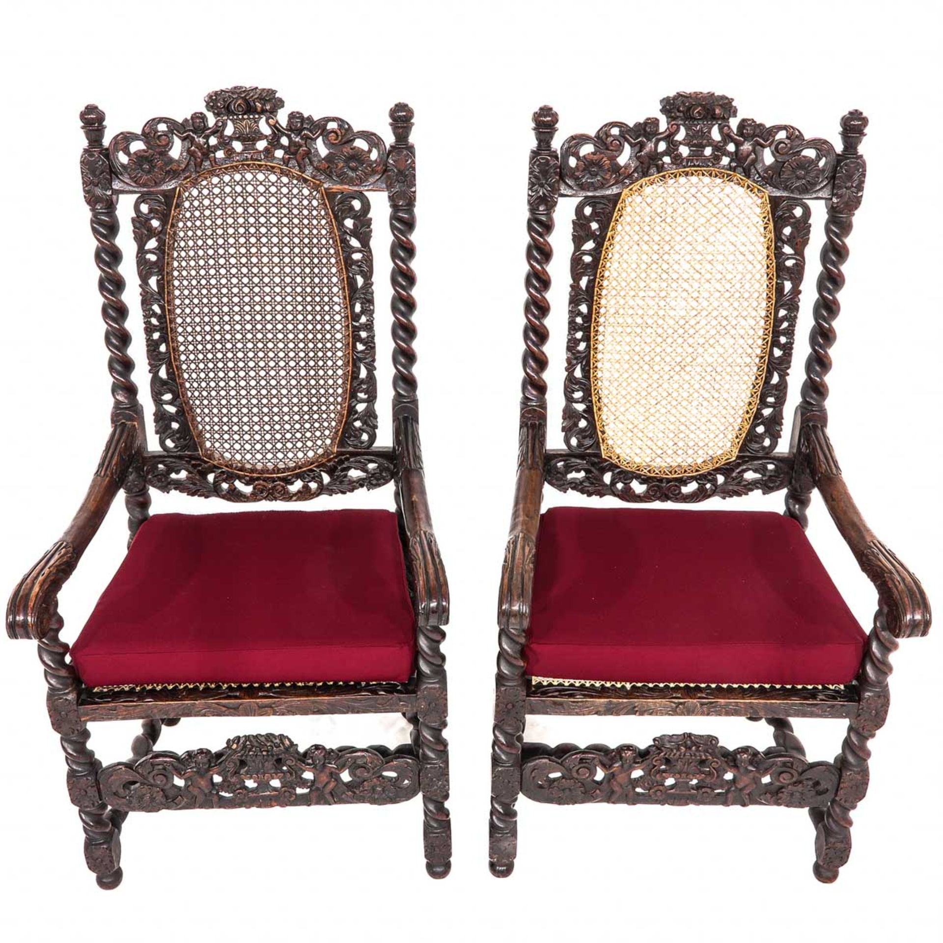 A Pair of William and Mary Chairs - Image 5 of 10
