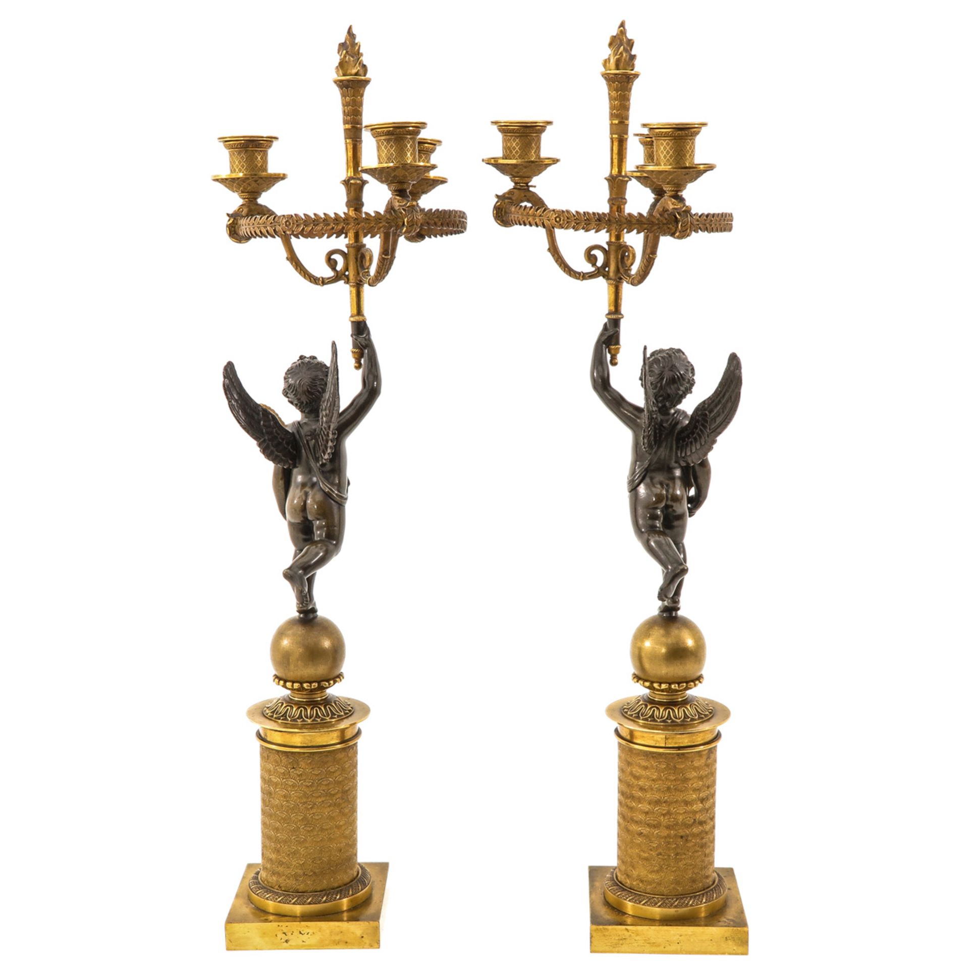 A Pair of Candlesticks - Image 3 of 10