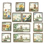 A Lot of 12 De Porceleyne Fles Tiles