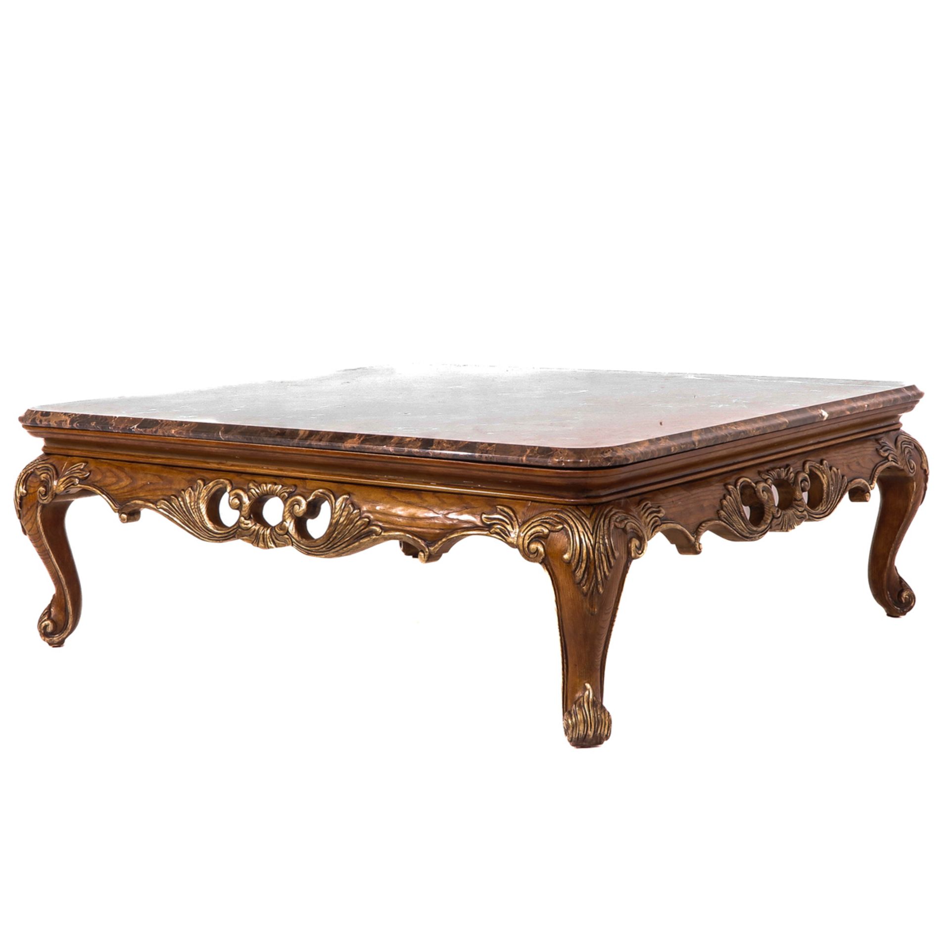 A Marble Top Coffee table - Image 3 of 8
