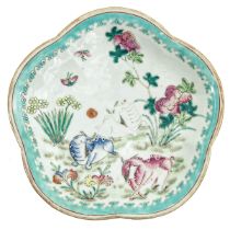 A Famille Rose Altar Dish