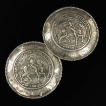 A Pair of Silver Broekstukken