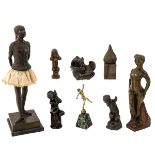 A Collection of Bronze Sculptures
