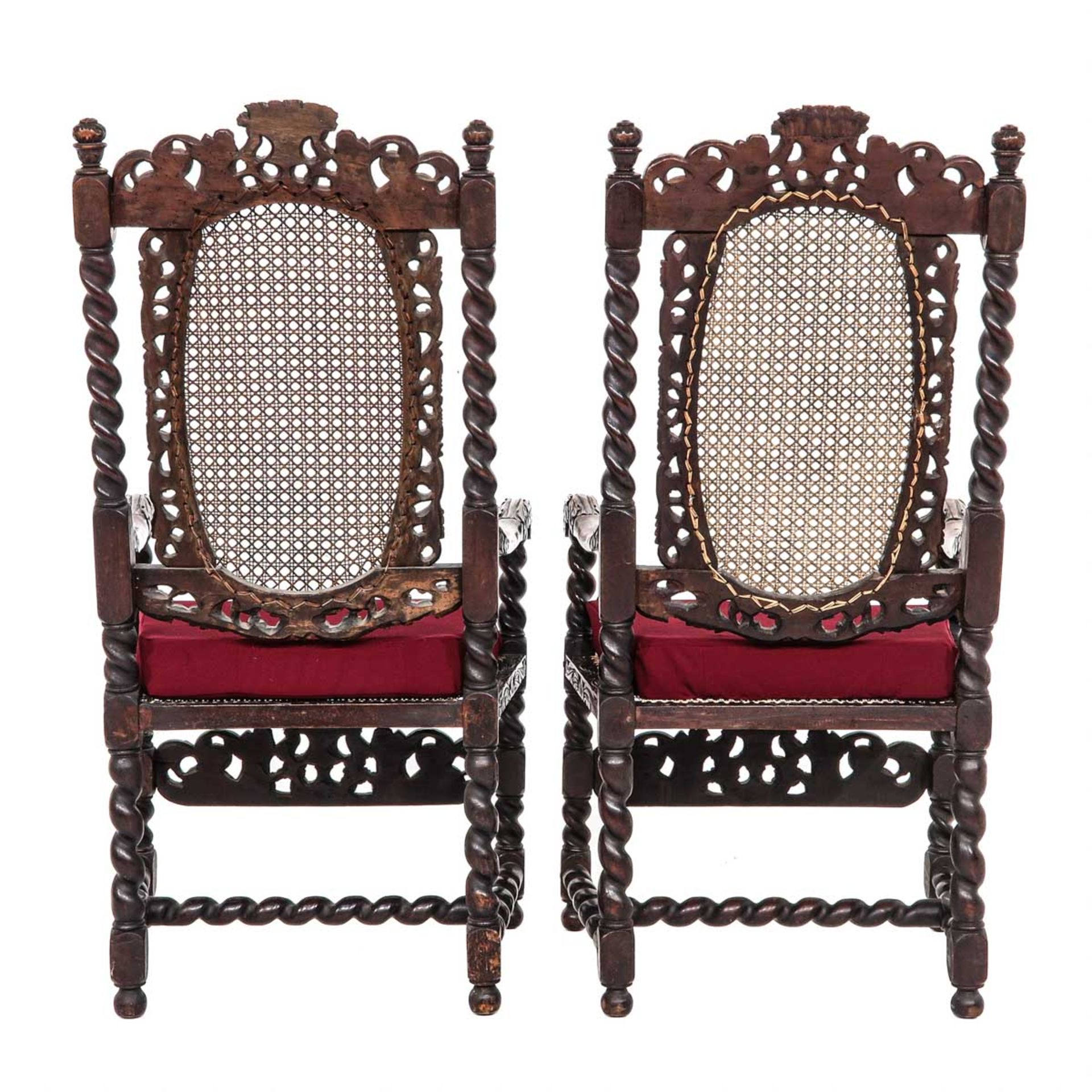 A Pair of William and Mary Chairs - Image 3 of 10