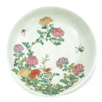 A Famille Rose Dish