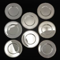 A Set of 8 Christofle Saucers