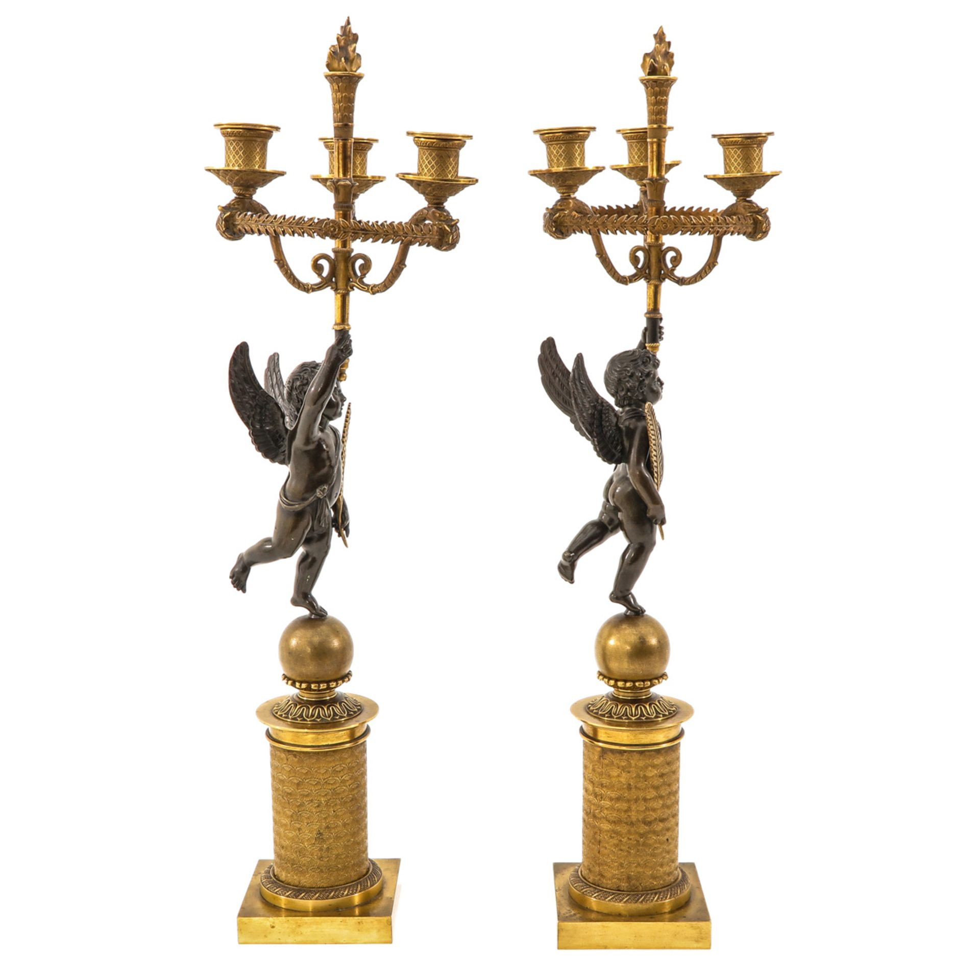 A Pair of Candlesticks - Image 4 of 10