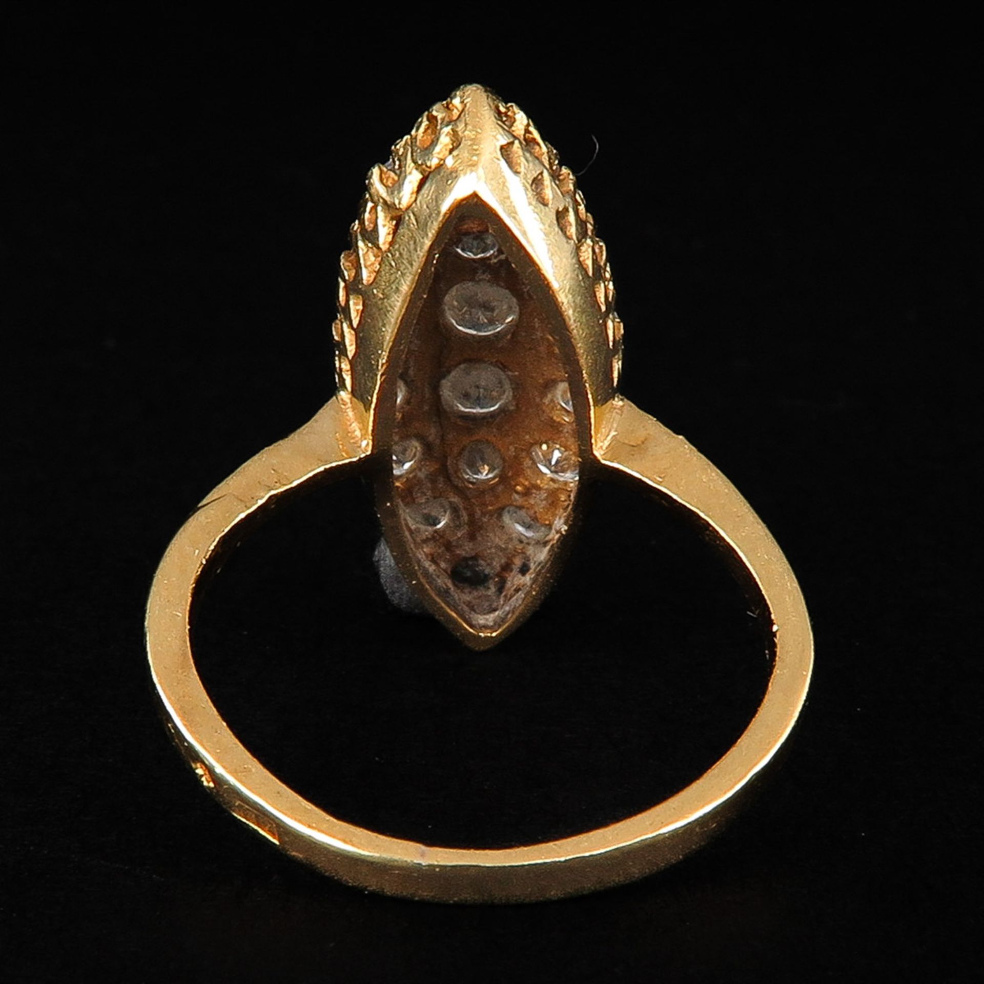 A Ladies 14KG Diamond Ring - Bild 3 aus 4