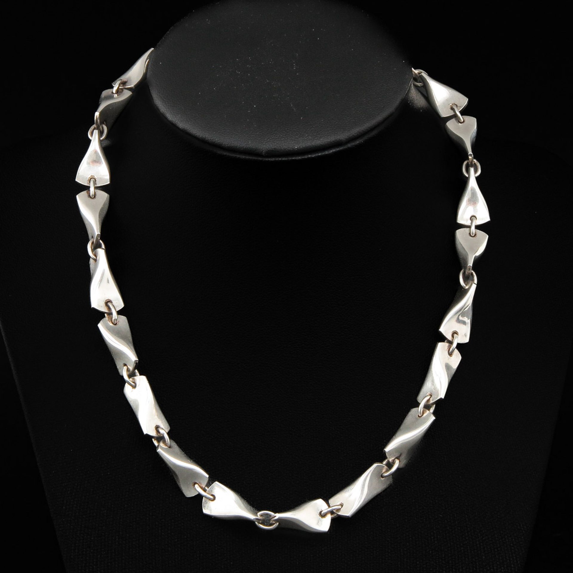 A Silver Hans Hansen Necklace
