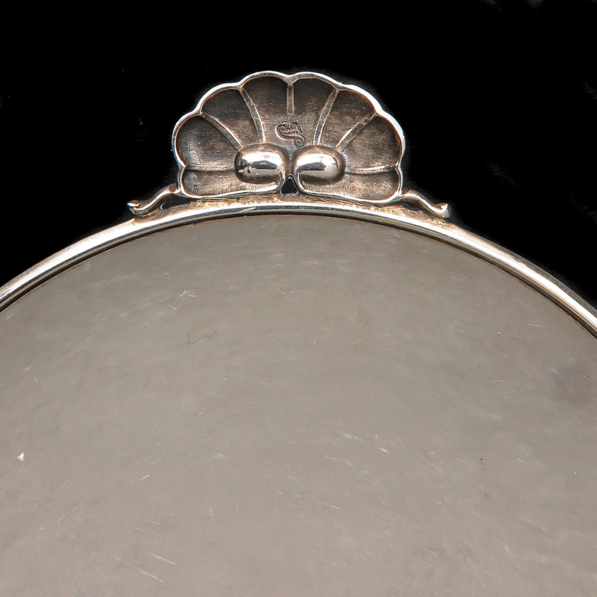 A Series of 12 Silver Georg Jensen Plates - Image 5 of 5