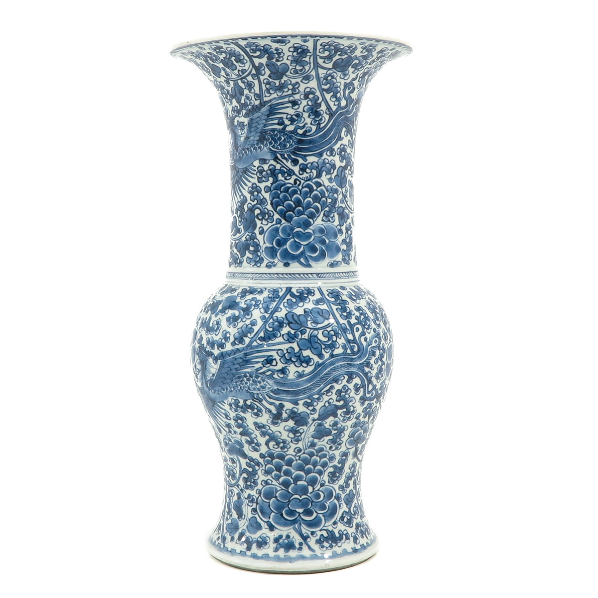 A Blue and White Yen Yen Vase - Image 3 of 9