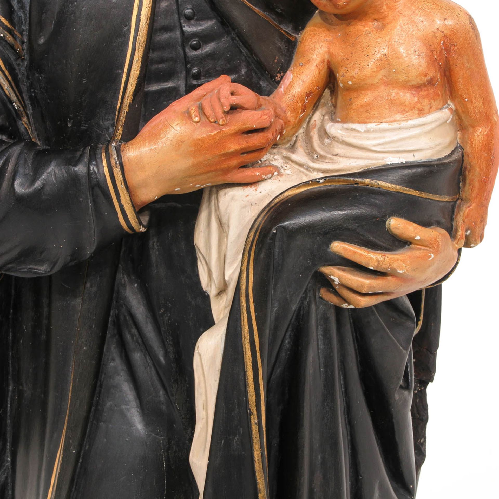 A 19th Century Sculpture of Saint Anthony - Bild 7 aus 8