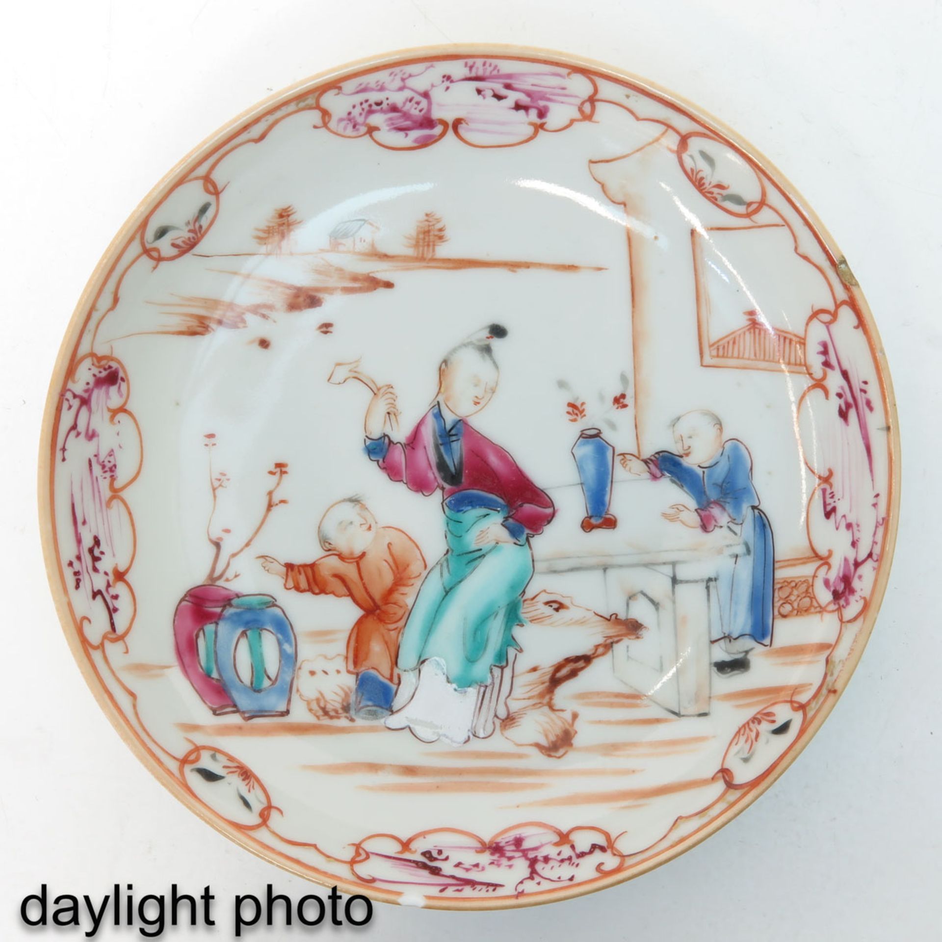 A Series of 3 Famille Rose Small Plates - Image 9 of 10