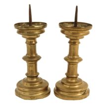 A Pair of 16th Century Candlesticks
