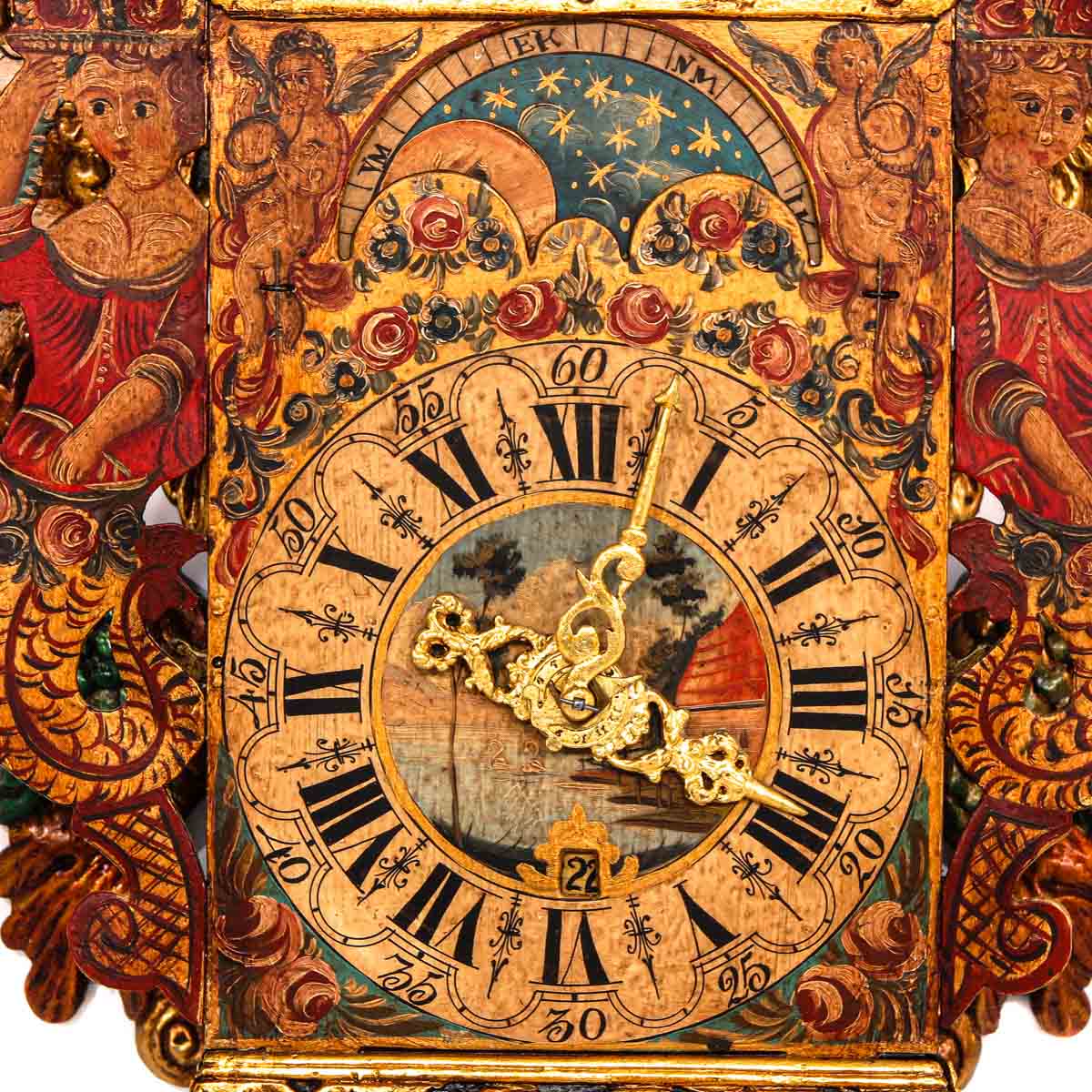 An 18th Century Hanging Clock - Image 4 of 10