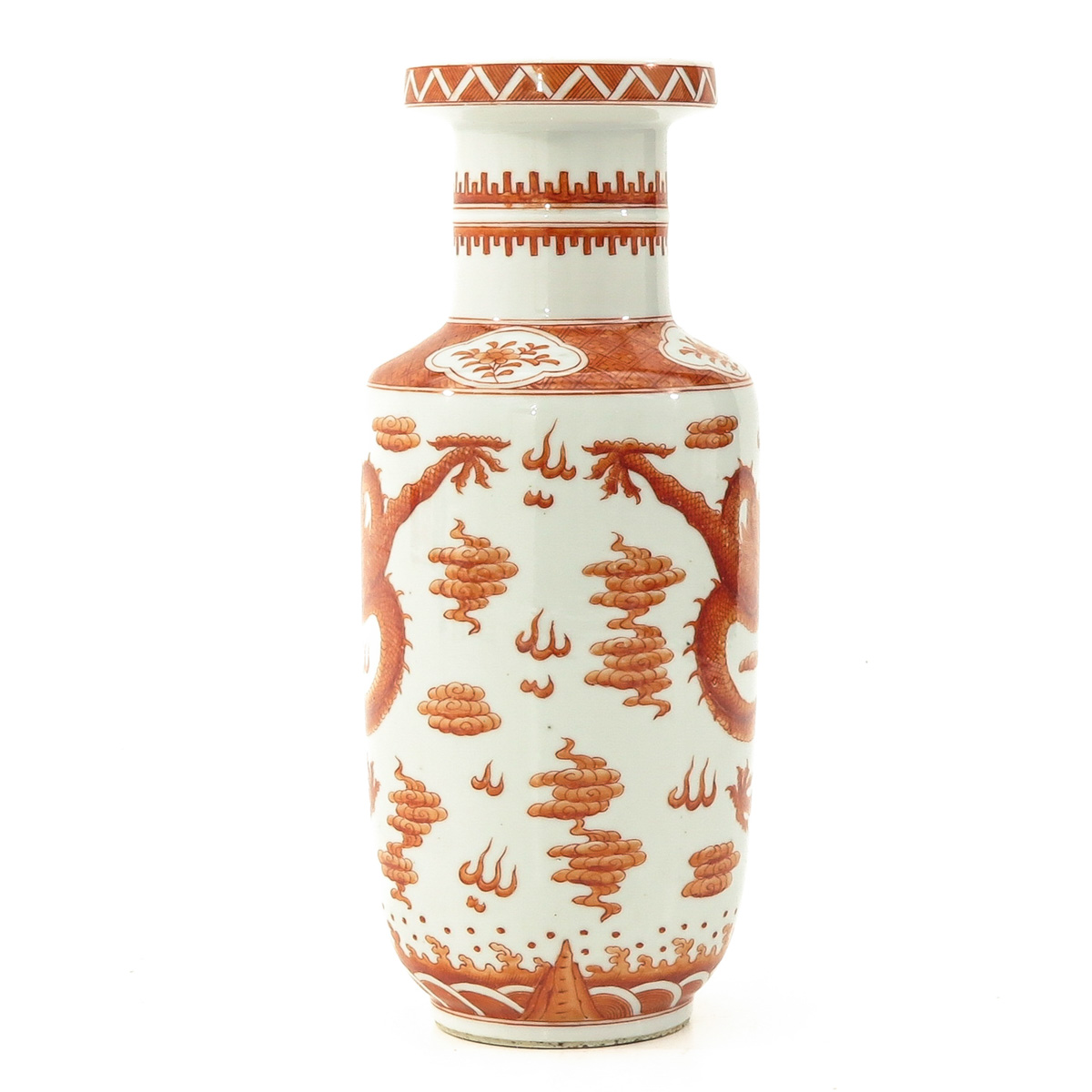 An Orange and Gilt Decor Vase - Image 2 of 10