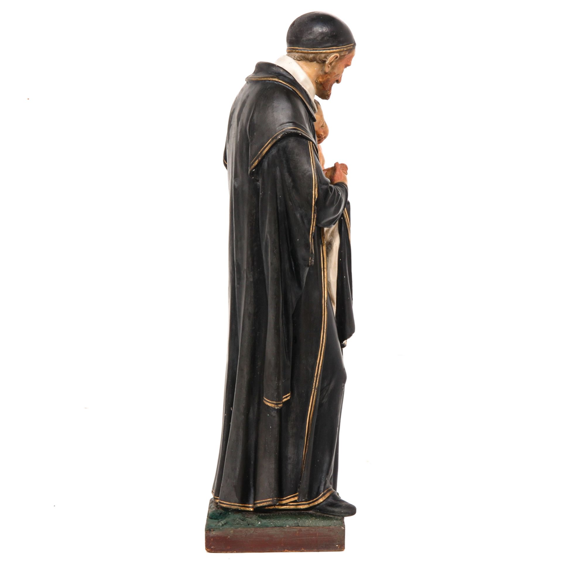 A 19th Century Sculpture of Saint Anthony - Image 4 of 8