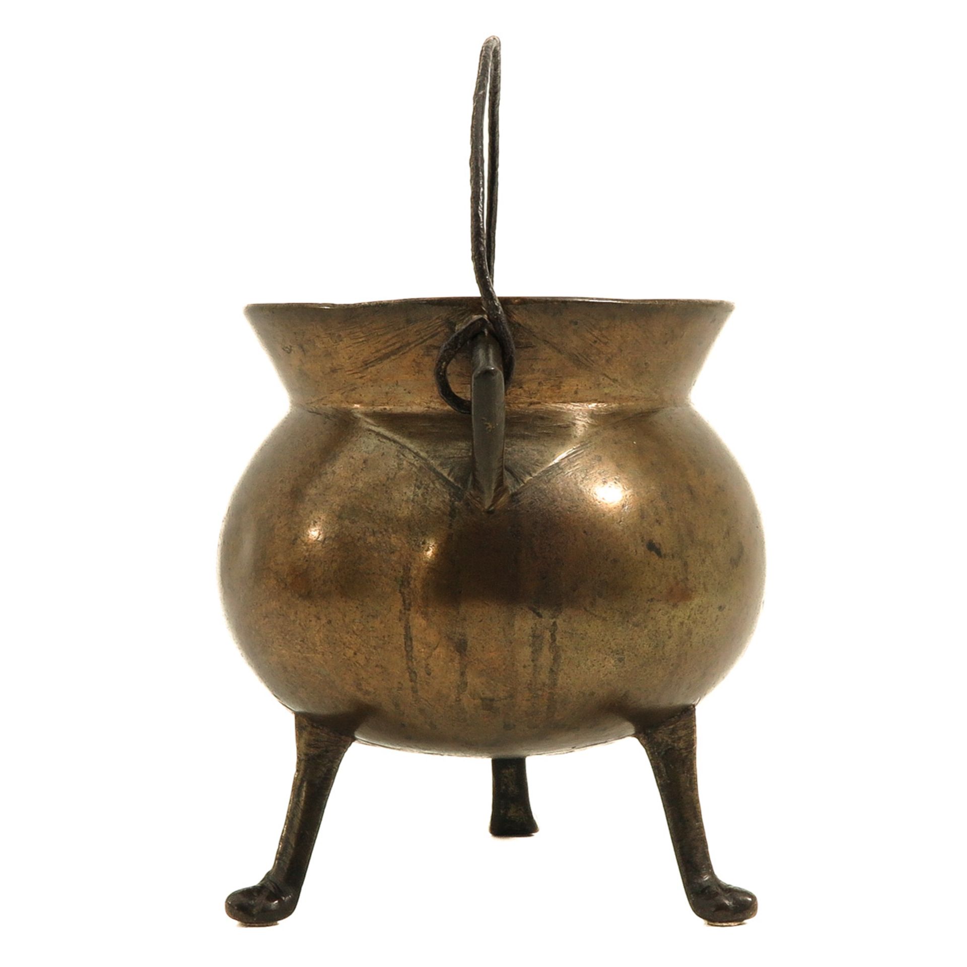 A 17th Century Bronze Pot - Bild 4 aus 8