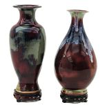 A Lot of 2 Jun Ware Vases