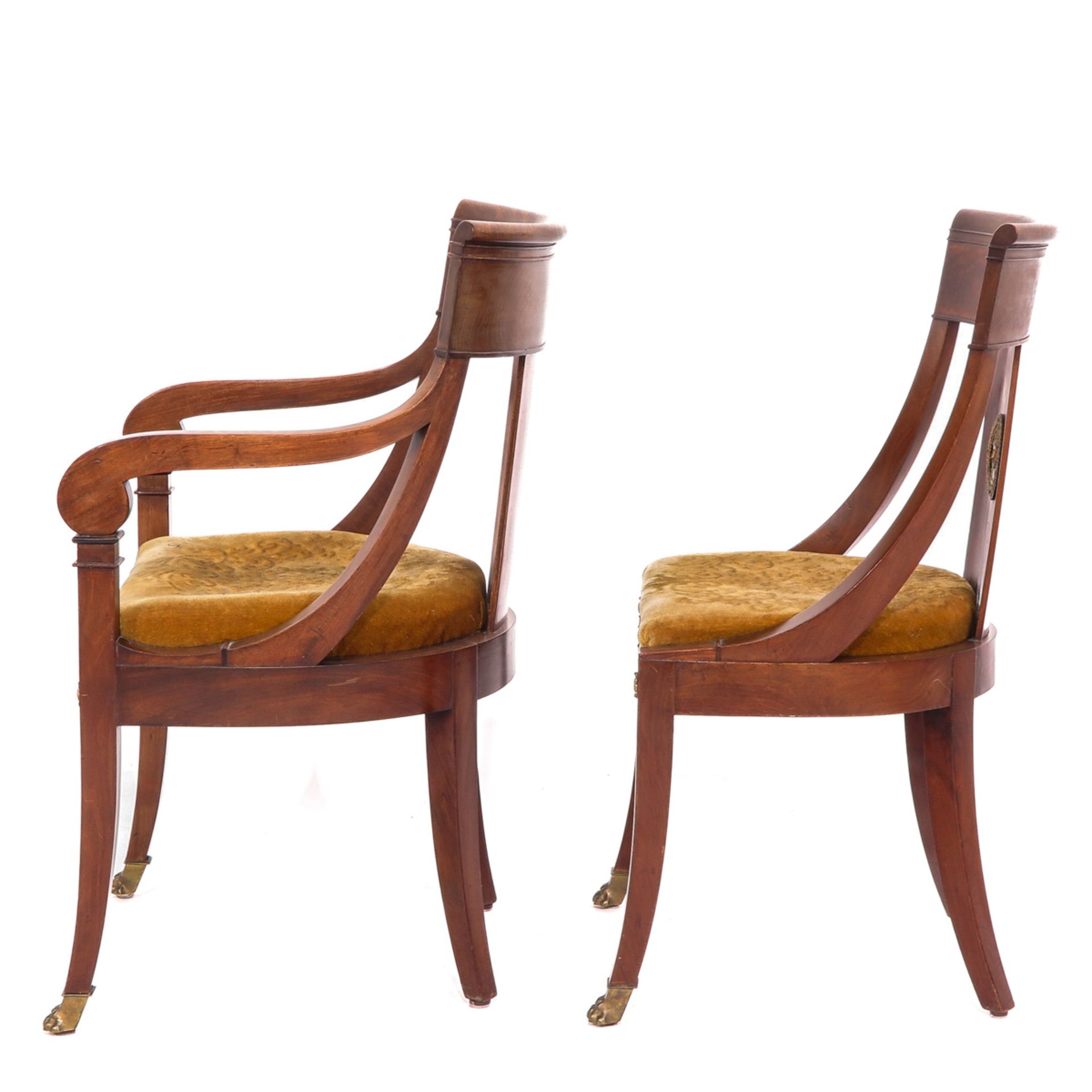 A Pair of Empire Period Chairs - Image 2 of 10