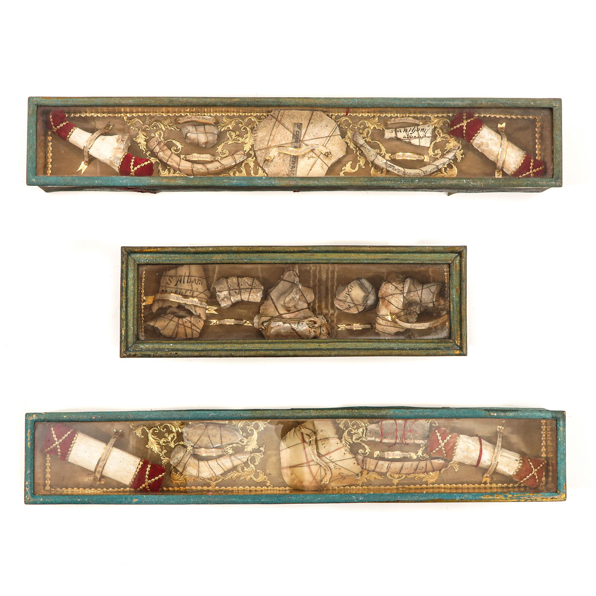 A Collection of 3 Reliquaries