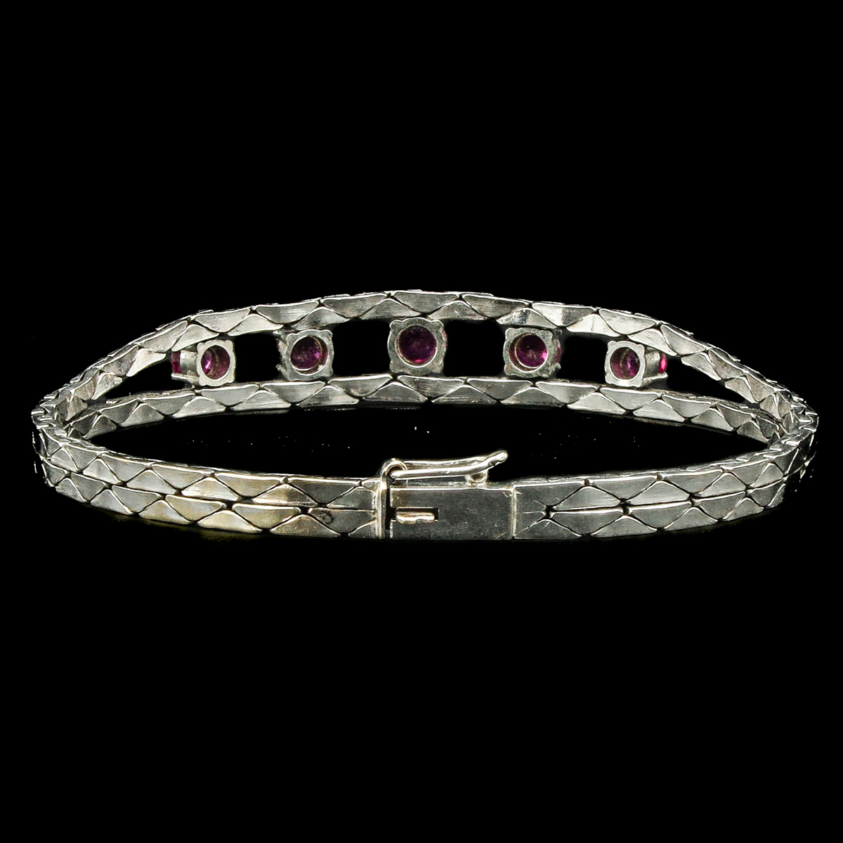 A Diamond and Ruby Ring and Bracelet - Image 3 of 7