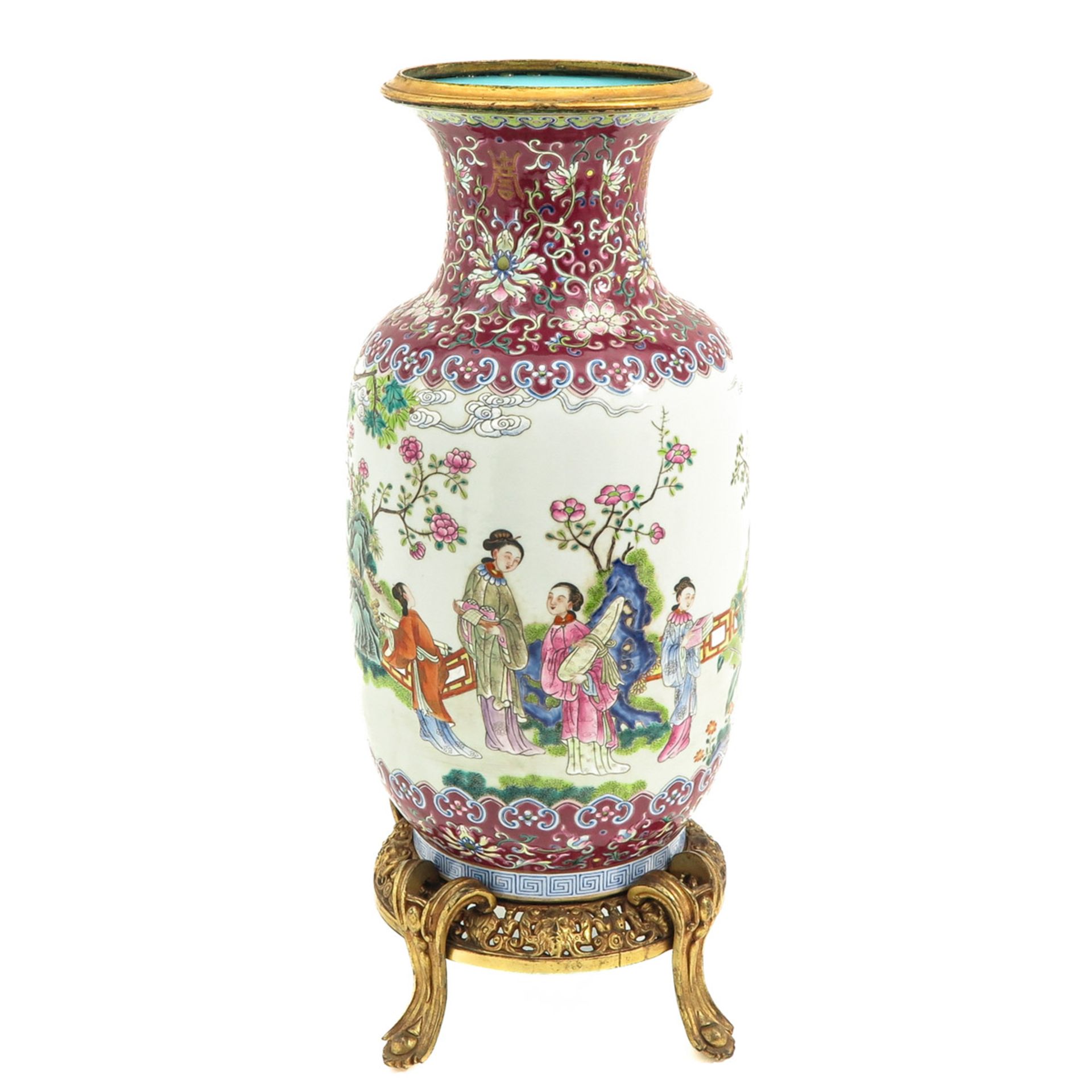 A Famille Rose Vase