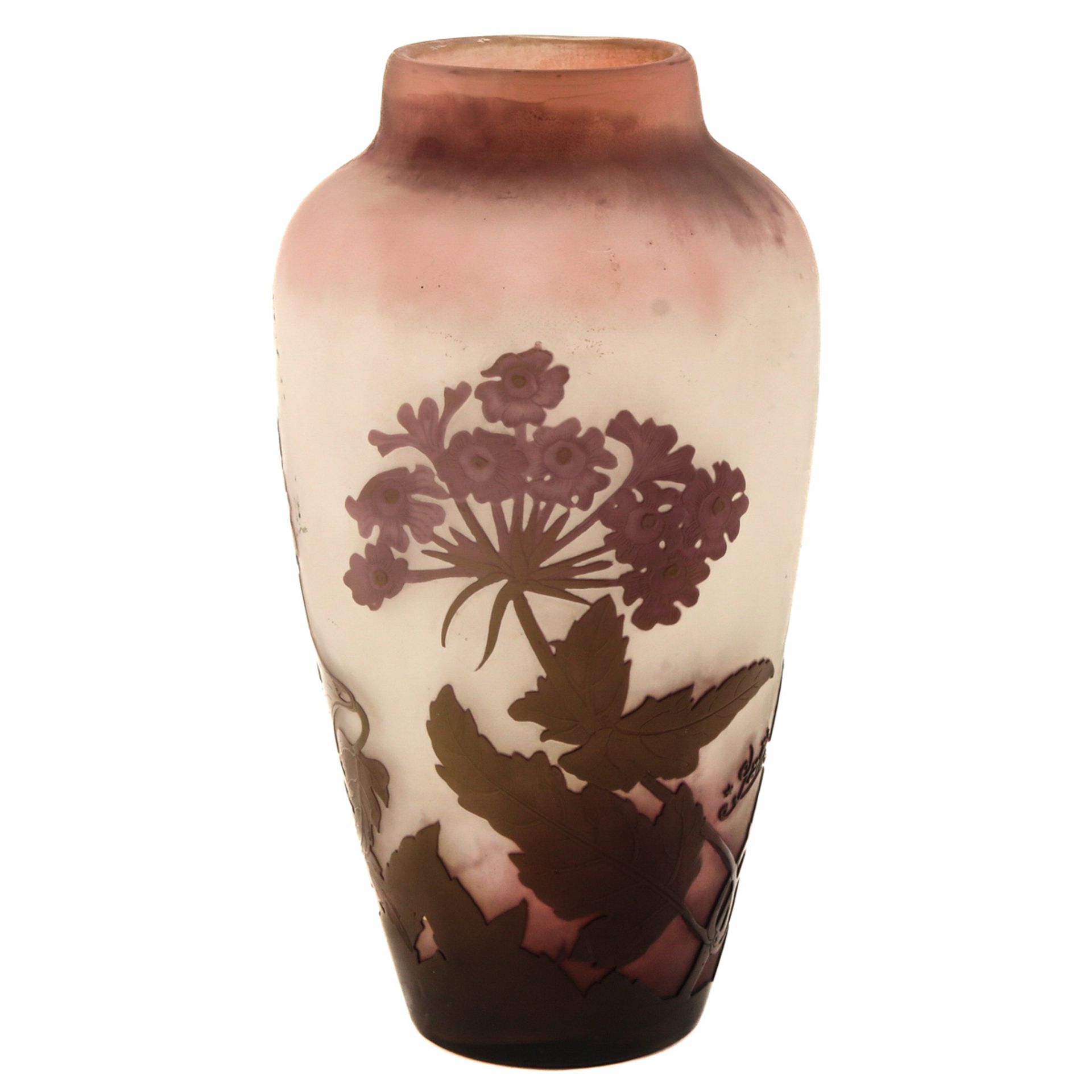 A Signed Galle' Vase