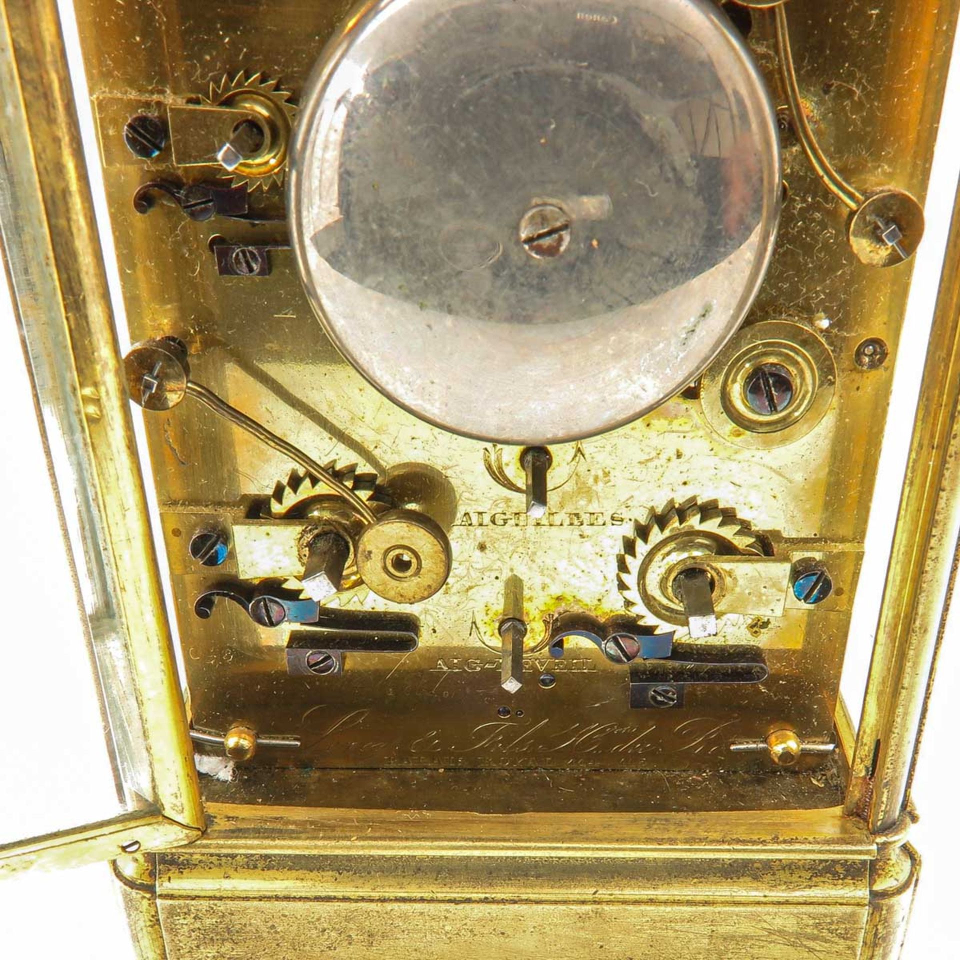 Carriage clock - Image 8 of 9