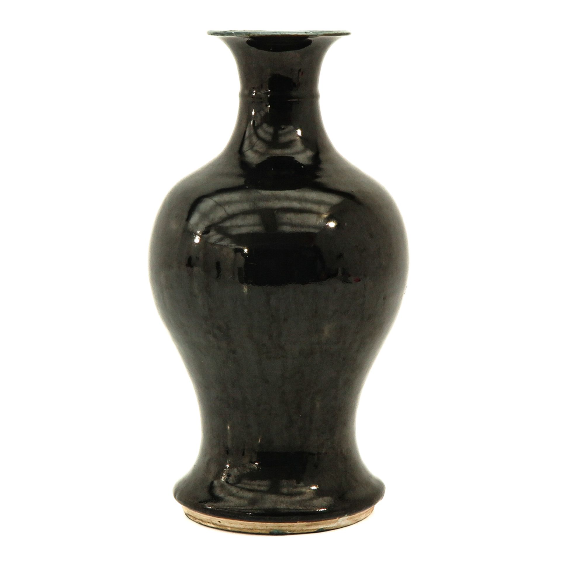 A Tea Dust Decor Baluster Vase - Image 3 of 9