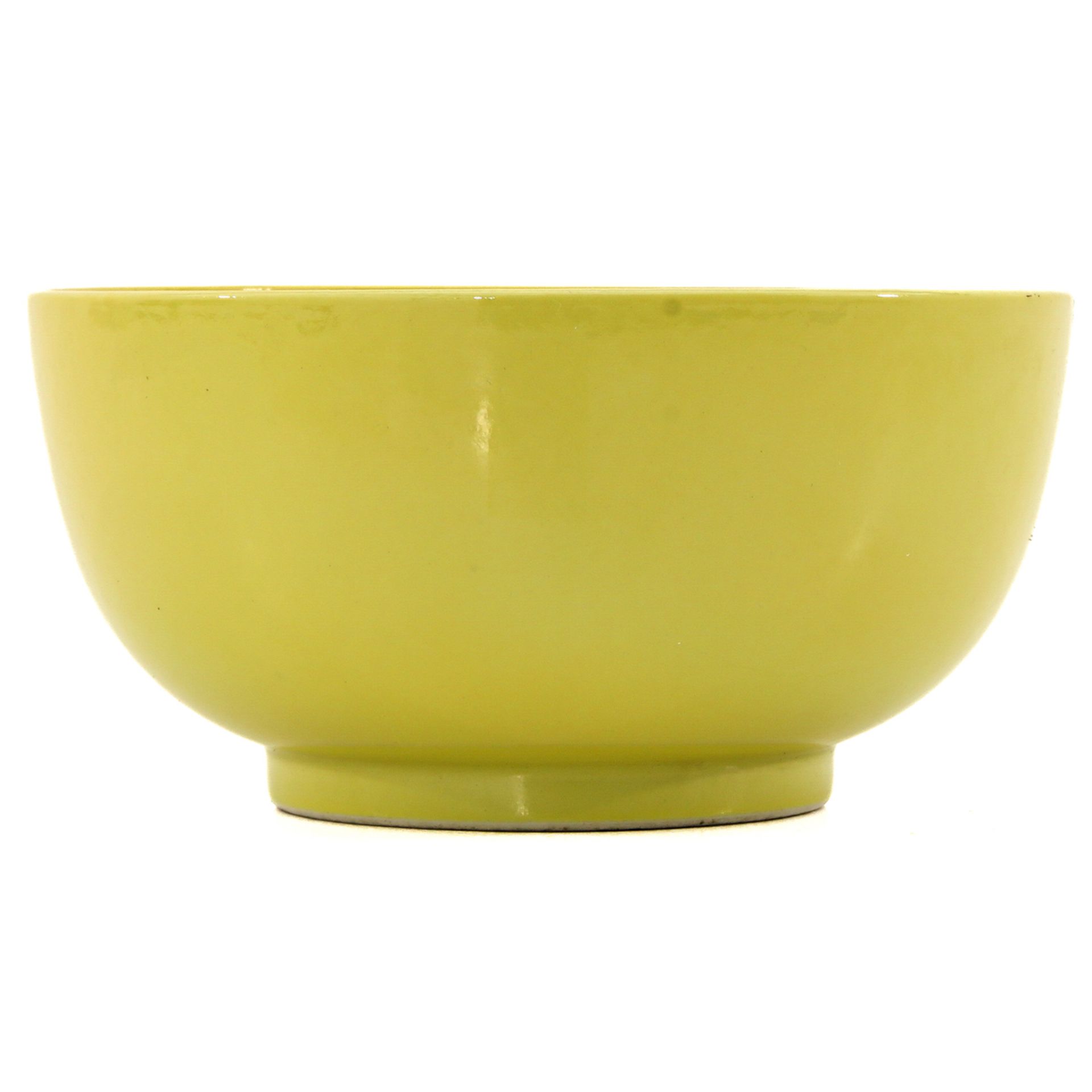 A Yellow Glaze Bowl - Image 3 of 9