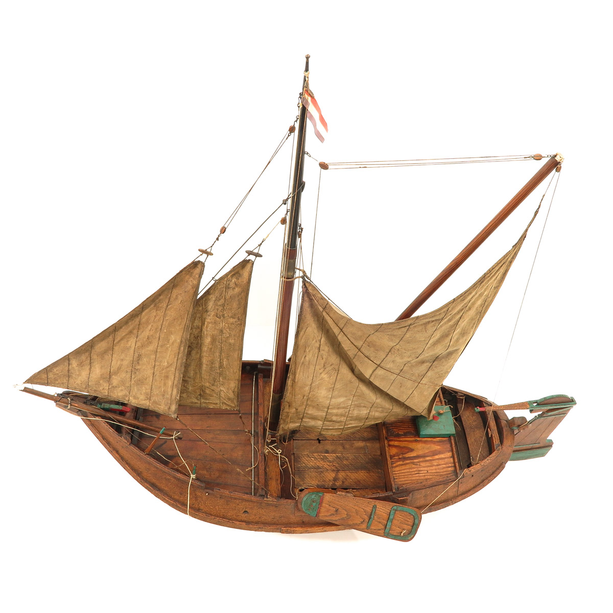 A 19th Century Model Ship - Image 6 of 10