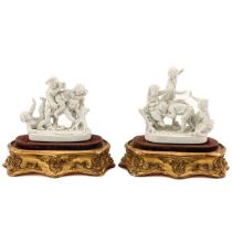 A Pair of 18th Century Sculptures