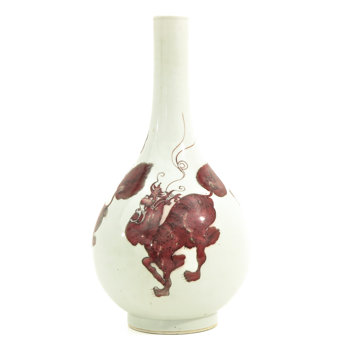 An Iron Red Kylin Decor Vase - Image 2 of 10