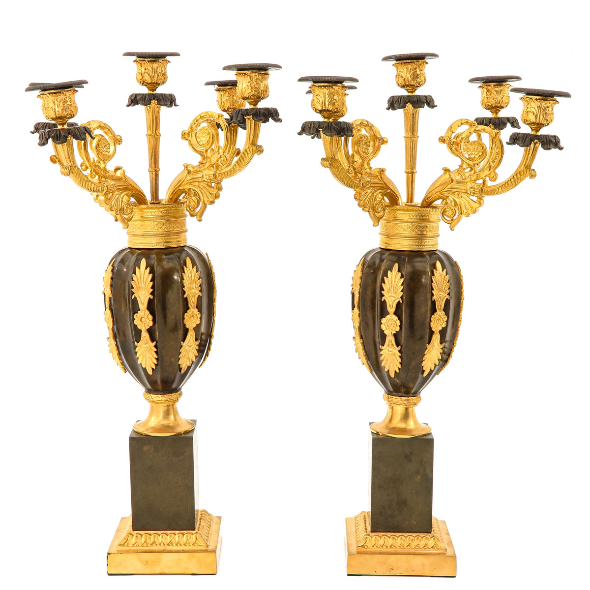 A Pair of French Candlesticks - Image 3 of 9