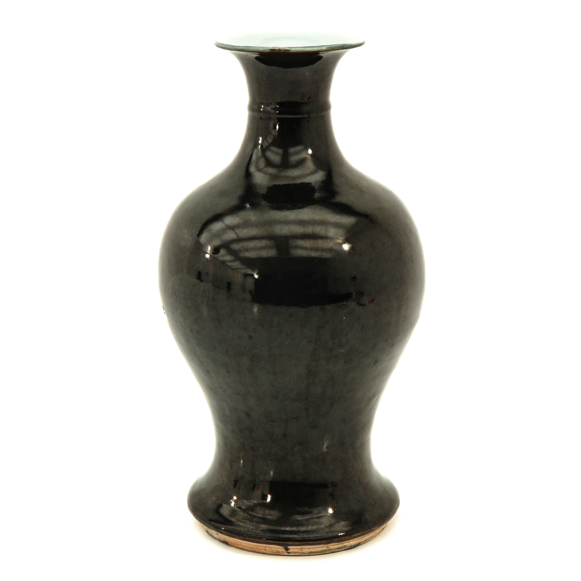 A Tea Dust Decor Baluster Vase