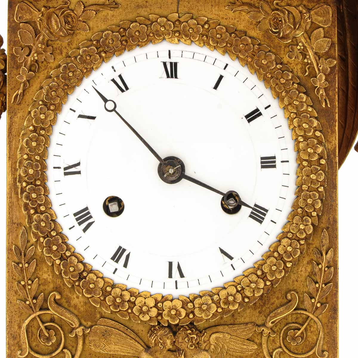 A 3 Piece Gilt Clock Set - Image 6 of 10