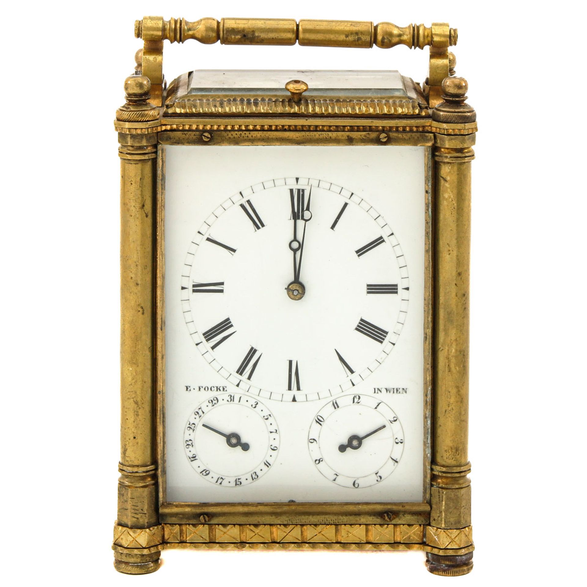 A Signed Carriage clock