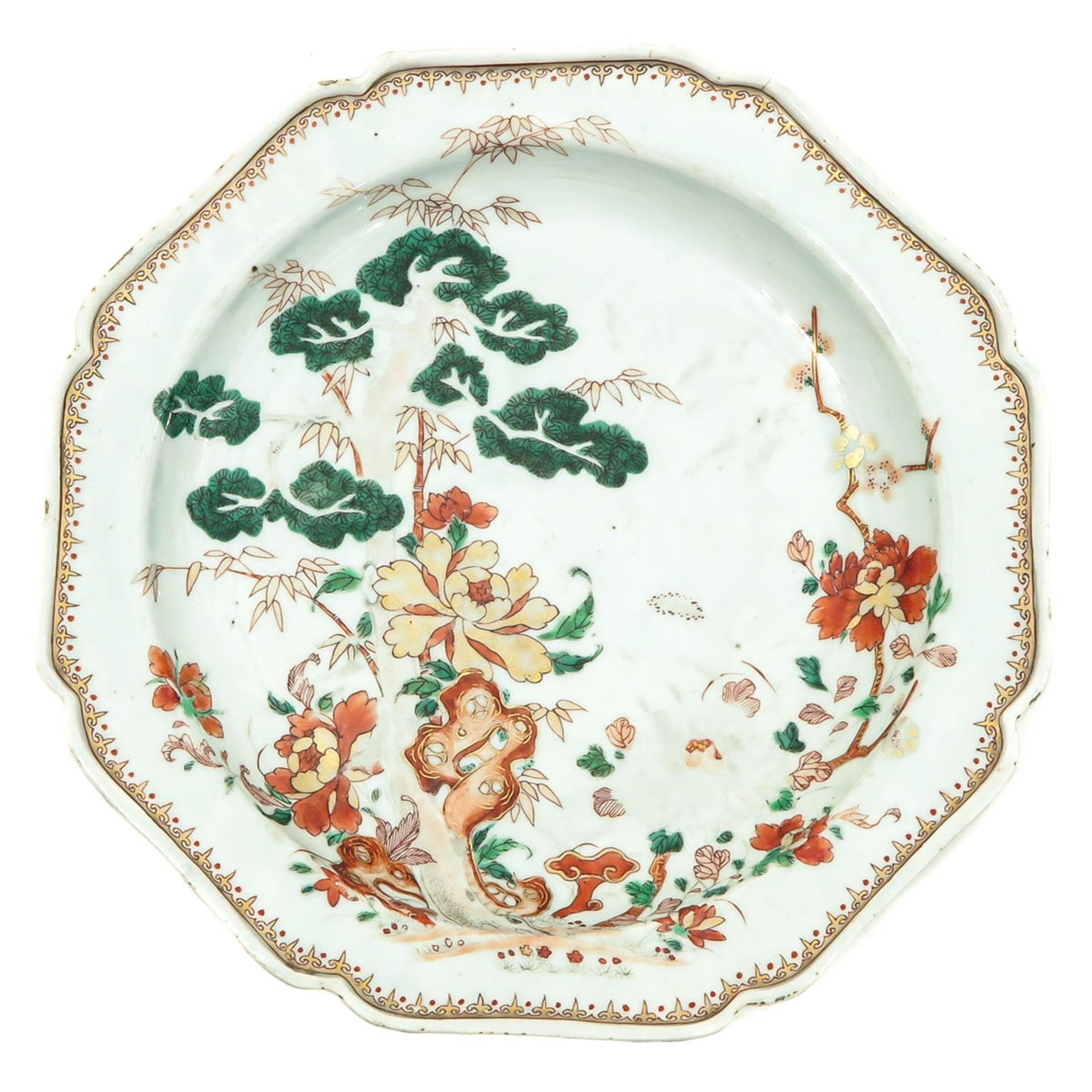 A Famille Verte Plate