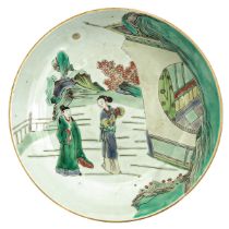 A Famille Verte Plate