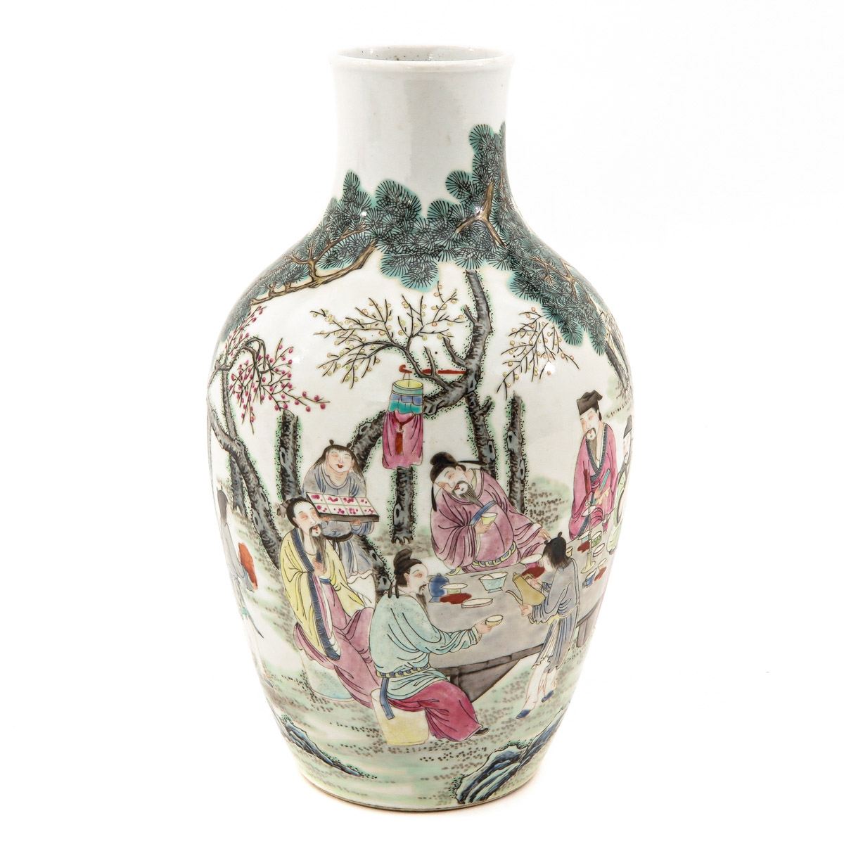 A Famille Rose Vase