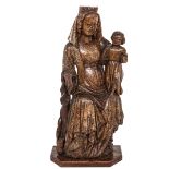 A 14th Century Sculpture of Madonna and Child