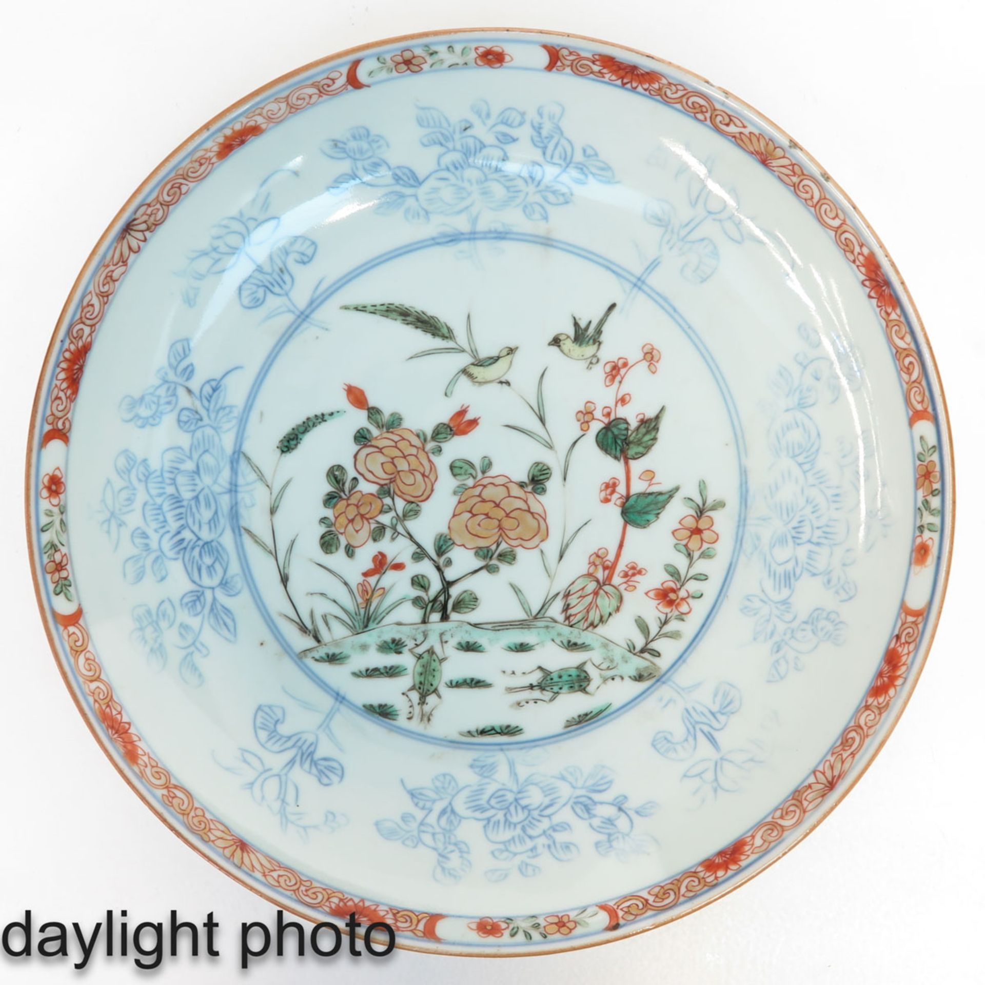 A Famille Verte Plate - Image 3 of 5
